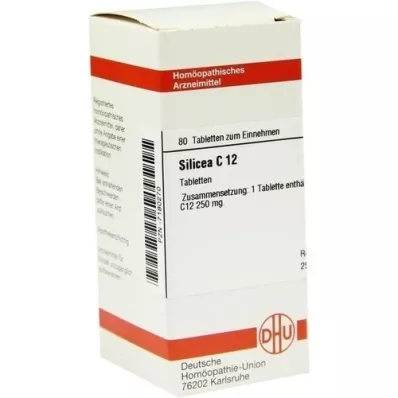 SILICEA C 12 Tabletten, 80 St
