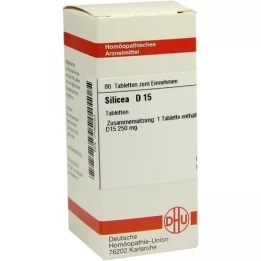 SILICEA D 15 Tabletten, 80 St