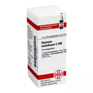 STANNUM METALLICUM C 200 Globuli, 10 g STANNUM METALLICUM C 200 Globuli, 10 g