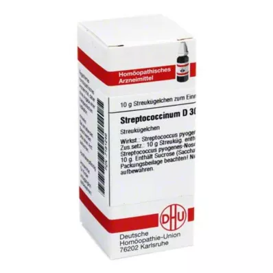 STREPTOCOCCINUM D 30 Globuli, 10 g