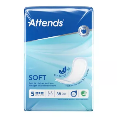 Attends® Soft 5 Einlagen anatomisch, 38 St