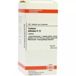 TARTARUS STIBIATUS D 12 Tabletten, 200 St