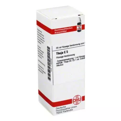 THUJA C 5 Dilution, 20 ml THUJA C 5 Dilution, 20 ml
