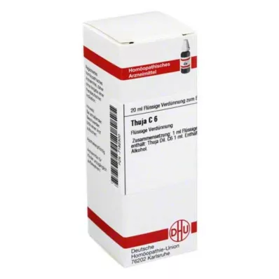 THUJA C 6 Dilution, 20 ml