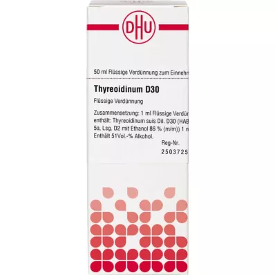 THYREOIDINUM D 30 Dilution, 50 ml