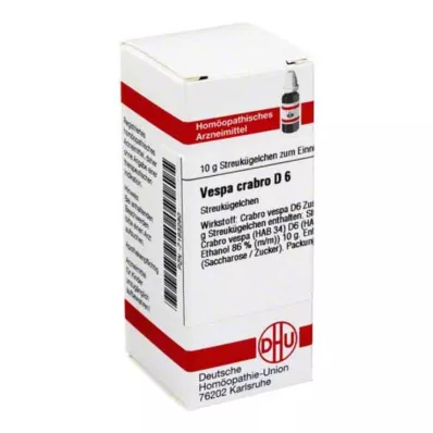 VESPA CRABRO D 6 Globuli, 10 g