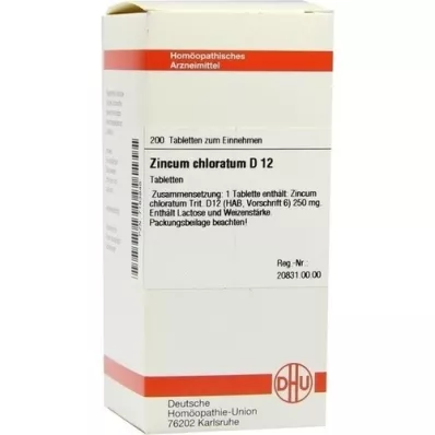 ZINCUM CHLORATUM D 12 Tabletten, 200 St