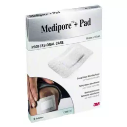 MEDIPORE+Pad 3M 10x15cm 3569NP Pflaster, 5 St