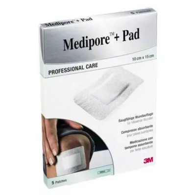 MEDIPORE+Pad 3M 10x15cm 3569NP Pflaster, 5 St