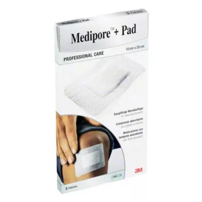 MEDIPORE+Pad 3M 10x20cm 3570NP Pflaster, 5 St