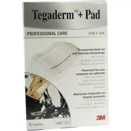 TEGADERM 3M Plus Pad 5x7 cm Fertigverb.3582NP, 5 St