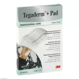 TEGADERM 3M Plus Pad 5x7 cm Fertigverb.3582NP, 5 St