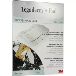 TEGADERM 3M Plus Pad 9x15 cm Fertigverb.3589NP, 5 St