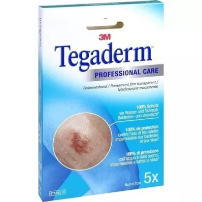 TEGADERM 3M Film 6x7 cm 1624NP, 5 St