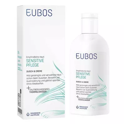 EUBOS SENSITIVE Dusch &amp; Creme, 200 ml