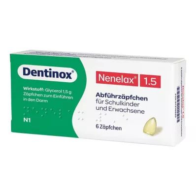NENE LAX 1,5 Suppos.f.Schulkdr.u.Erw., 6 St NENE LAX 1,5 Suppos.f.Schulkdr.u.Erw., 6 St
