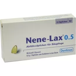 NENE LAX 0,5 Suppos.f.Säugl., 6 St