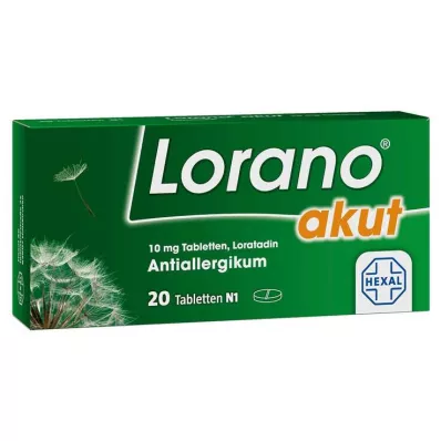 LORANO akut Tabletten, 20 St
