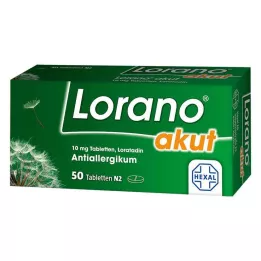 LORANO akut Tabletten, 50 St