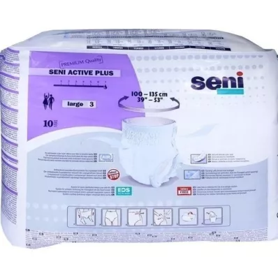 SENI Active Plus Inkontinenzslip Einmal L, 10 St