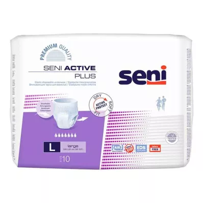 SENI Active Plus Inkontinenzslip Einmal L, 10 St SENI Active Plus Inkontinenzslip Einmal L, 10 St