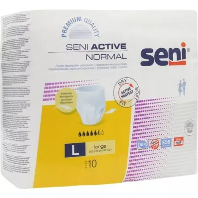 SENI Active Normal Inkontinenzslip Einmal L, 10 St