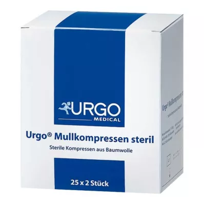 URGO MULLKOMPRESSEN 10x10 cm steril, 25X2 St