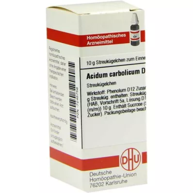DHU Acidum carbolicum D 12 Globuli, 10 g