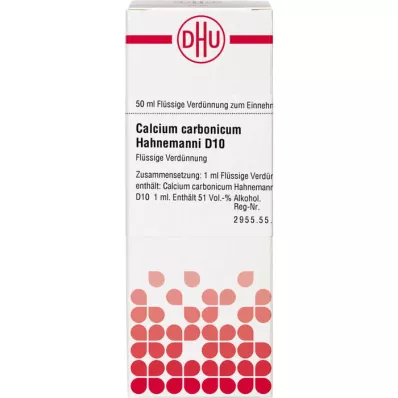CALCIUM CARBONICUM Hahnemanni D 10 Dilution, 50 ml