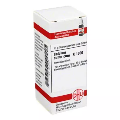 CALCIUM SULFURICUM C 1000 Globuli, 10 g CALCIUM SULFURICUM C 1000 Globuli, 10 g