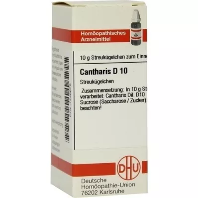 CANTHARIS D 10 Globuli, 10 g