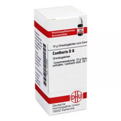 CANTHARIS D 8 Globuli, 10 g