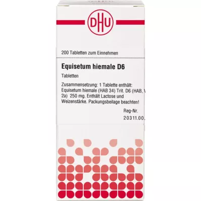 EQUISETUM HIEMALE D 6 Tabletten, 200 St
