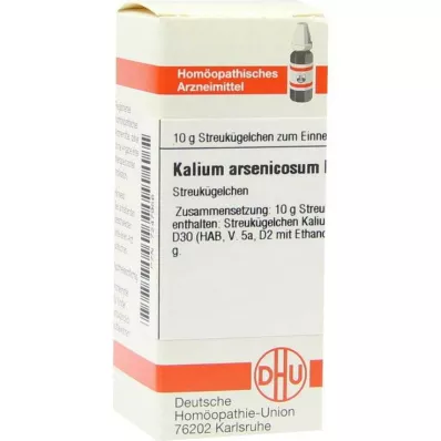 DHU Kalium arsenicosum D 30 Globuli, 10 g