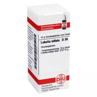 DHU Lobelia inflata D 30 Globuli, 10 g