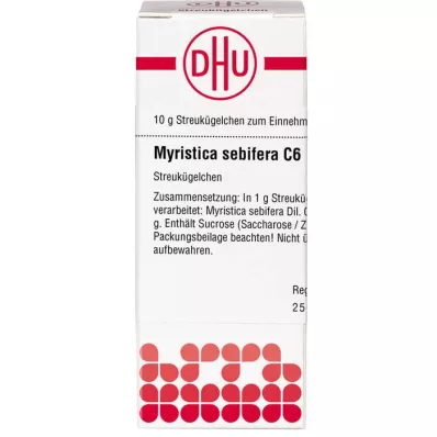 MYRISTICA SEBIFERA C 6 Globuli, 10 g