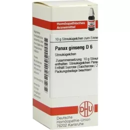 PANAX GINSENG D 6 Globuli, 10 g