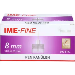 IME-fine Universal Pen Kanüle 31 G 8 mm, 100 St