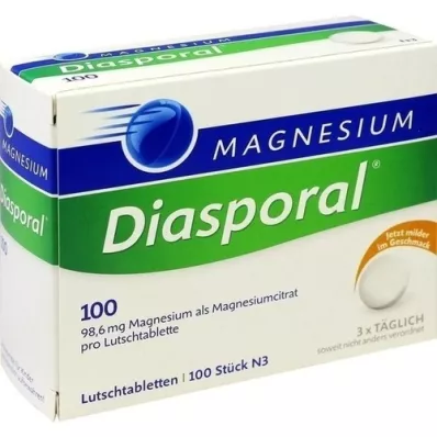 MAGNESIUM DIASPORAL 100 Lutschtabletten, 100 St