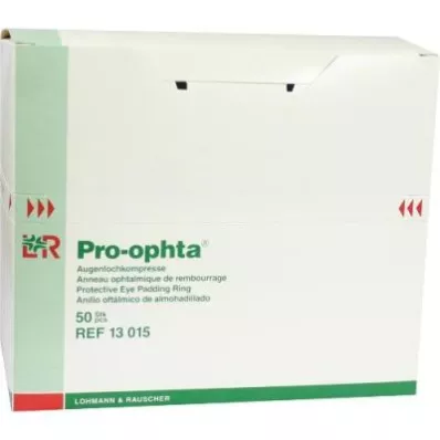 PRO-OPHTA Lochkompressen unsteril, 50 St