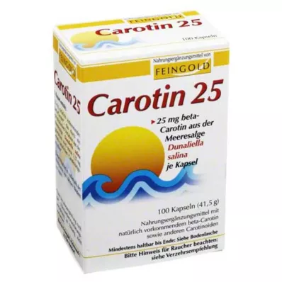 Carotin 25 Feingold Kapseln, 100 St