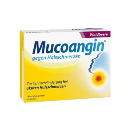 MUCOANGIN Waldbeere 20 mg Lutschtabletten, 18 St