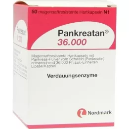 PANKREATAN 36.000 magensaftresistente Hartkapseln, 50 St