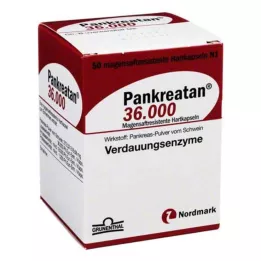 PANKREATAN 36.000 magensaftresistente Hartkapseln, 50 St