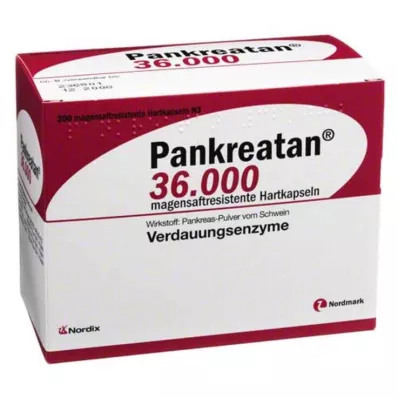 PANKREATAN 36.000 magensaftresistente Hartkapseln, 200 St PANKREATAN 36.000 magensaftresistente Hartkapseln, 200 St
