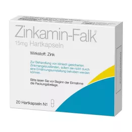 ZINKAMIN Falk 15 mg Hartkapseln, 20 St