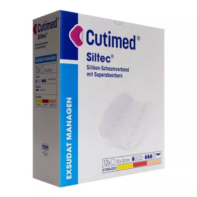 CUTIMED Siltec Schaumverb.10x10 cm nicht haftend, 12 St
