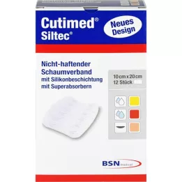 CUTIMED Siltec Schaumverb.10x20 cm nicht haftend, 12 St