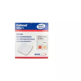 CUTIMED Siltec L Schaumverb.15x15 cm dü.san.haf., 12 St