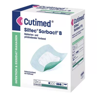 CUTIMED Siltec Sorbact PU-Verb.12,5x12,5 cm, 12 St